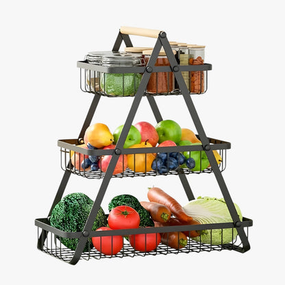 FruitCascade – 3-stöckiger Obstkorb