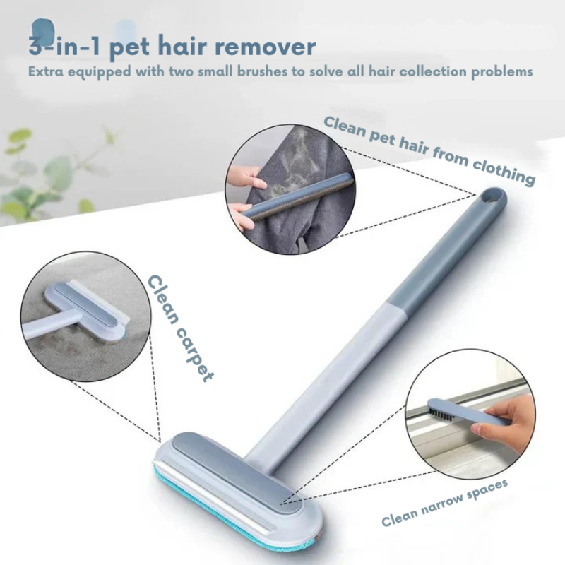 LintFree™ 3-in-1-Anti-Haar- und Multi-Oberflächenbürste