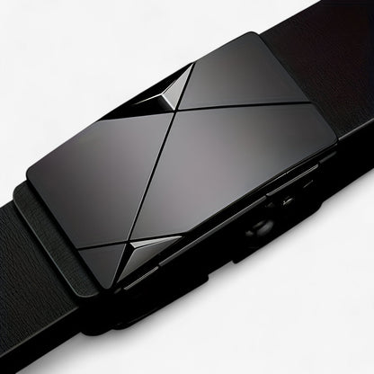 Herrenledergürtel mit Automatischer Schnalle