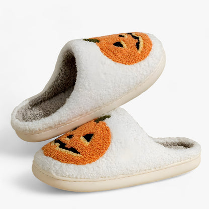 CozyPumpkin | Weiche, warme und lustige Hausschuhe für den Herbstkomfort