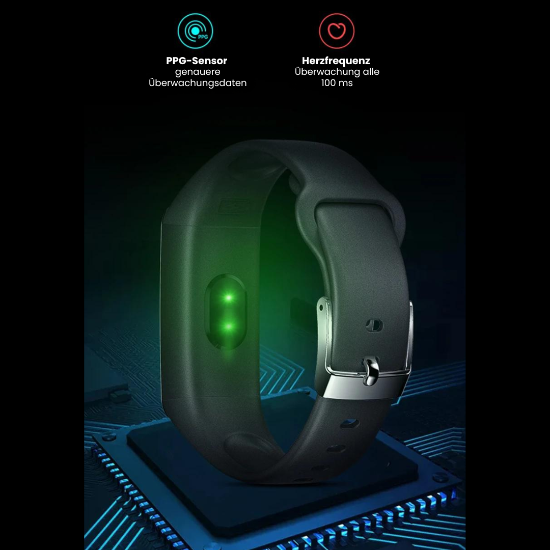 HikeHub - Healthtec Gesundheits-Smartwatch