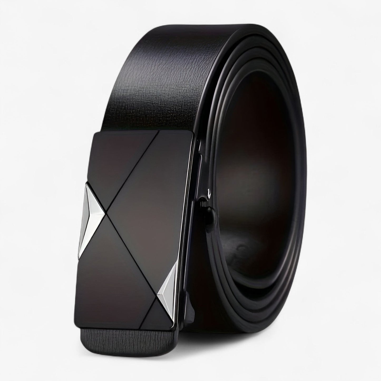 Herrenledergürtel mit Automatischer Schnalle