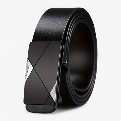 Herrenledergürtel mit Automatischer Schnalle