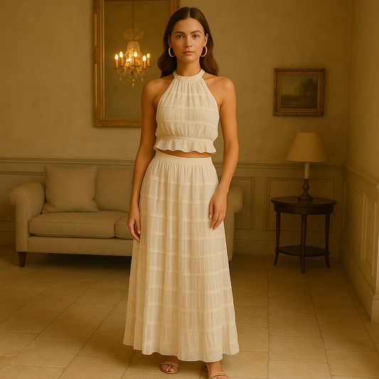 Freya - Plisseeset ohne Rücken