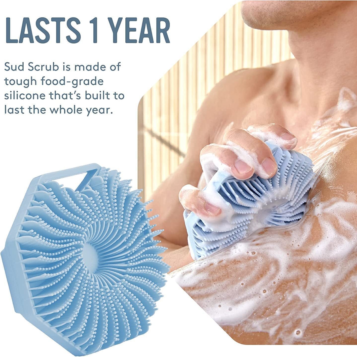 PureSilk Skin™ Hygienische Körperbürste für strahlende Haut