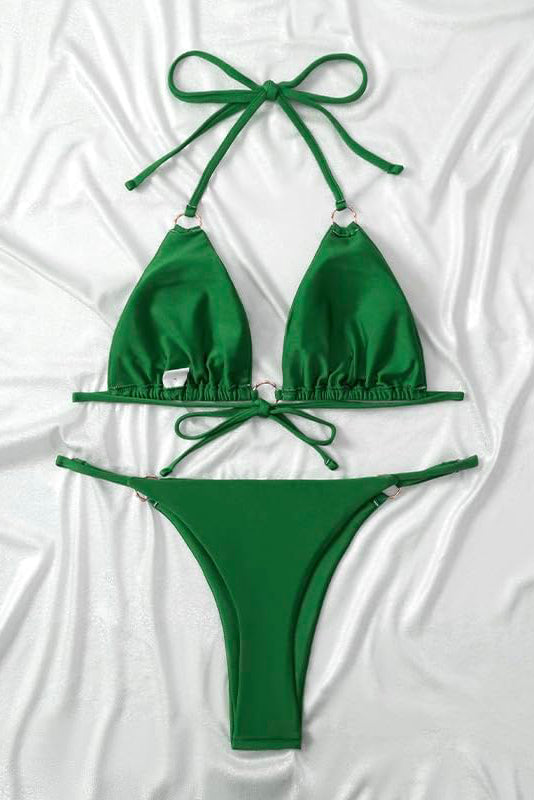 Capri Azure™ - Ring Linked Halter Bikini