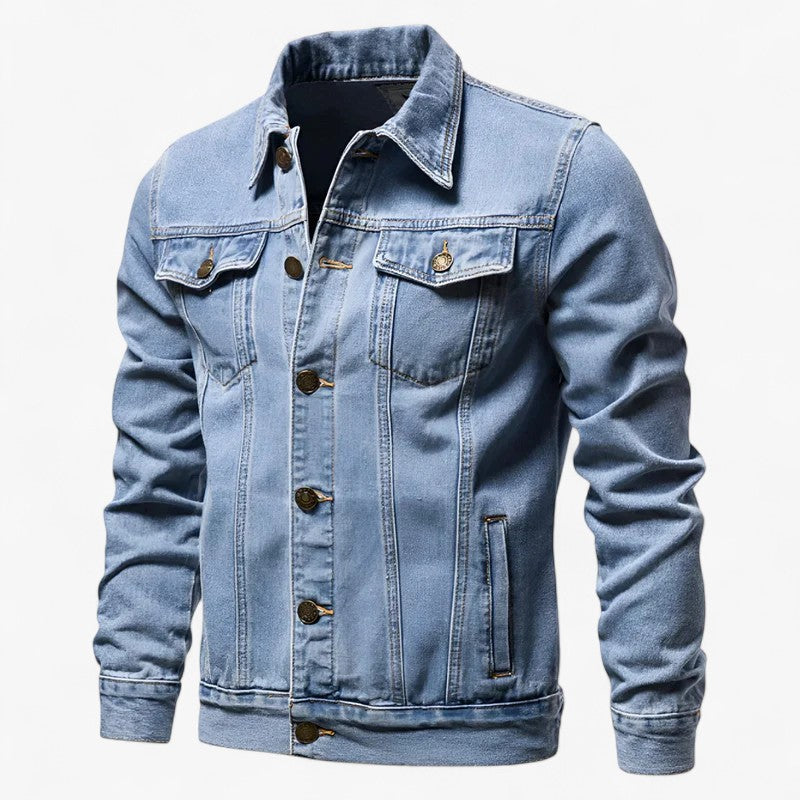 Frederik | Jeansjacke - Retro-Eleganz für Männer