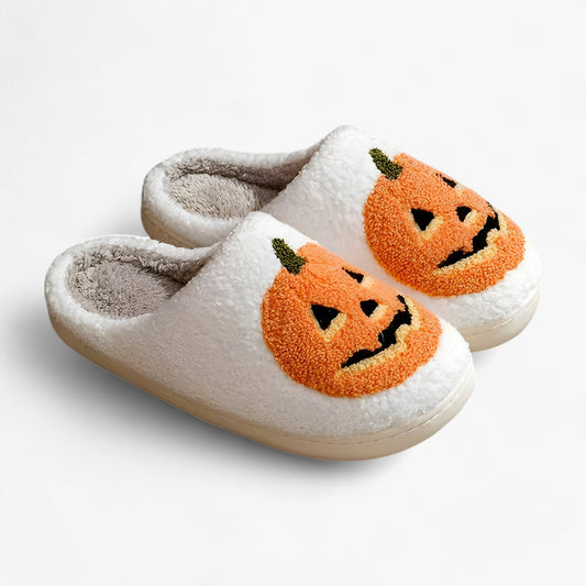 CozyPumpkin | Weiche, warme und lustige Hausschuhe für den Herbstkomfort