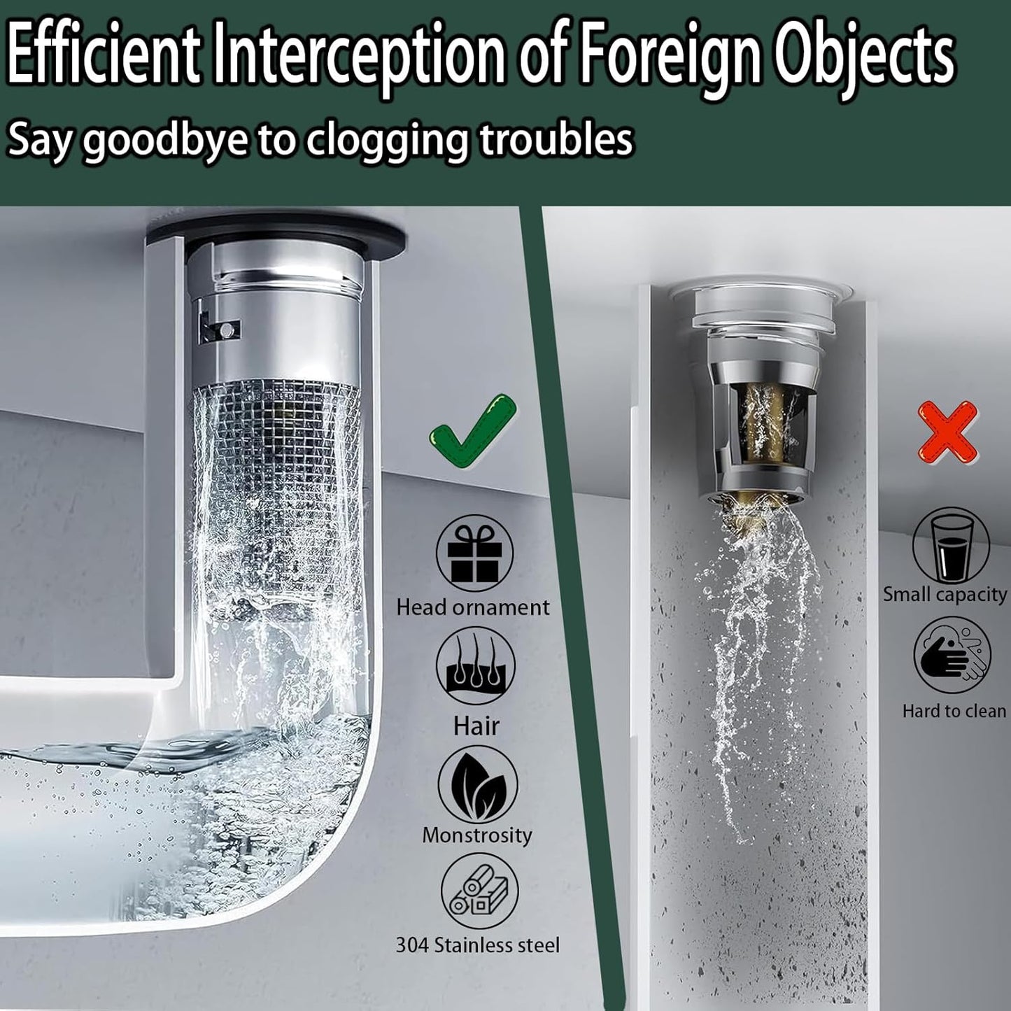 FilterPro™ - Keine Verstopfung, kein Durcheinander und keine Verstopfung mehr!