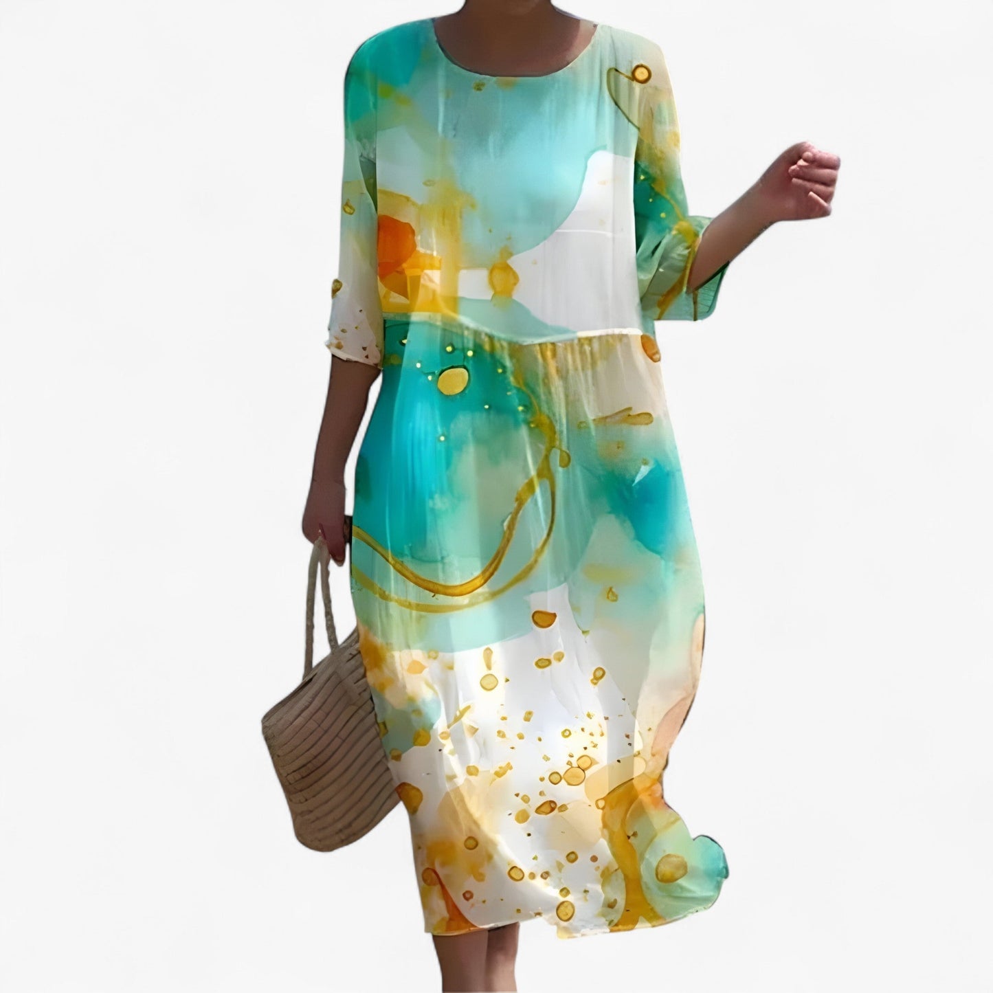 Brianna | Elegantes Blumenkleid