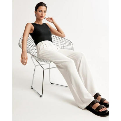 Eva™ - Konisch zulaufende Hose mit weitem Bein