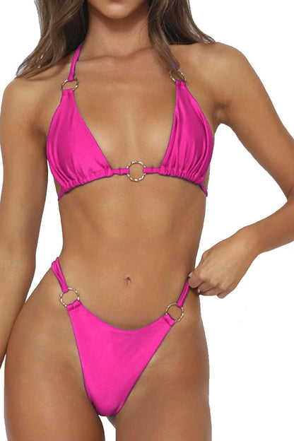 Capri Azure™ - Ring Linked Halter Bikini