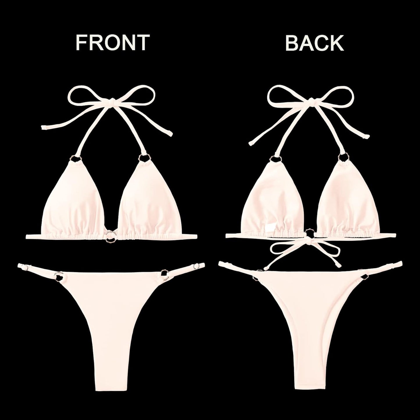 Capri Azure™ - Ring Linked Halter Bikini