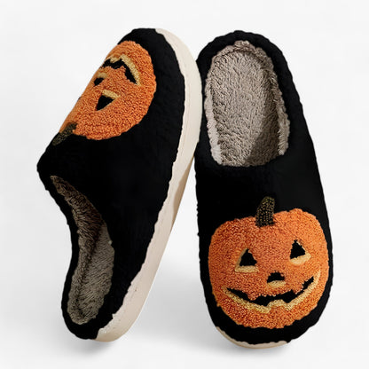 CozyPumpkin | Weiche, warme und lustige Hausschuhe für den Herbstkomfort