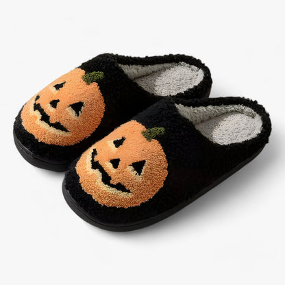 CozyPumpkin | Weiche, warme und lustige Hausschuhe für den Herbstkomfort