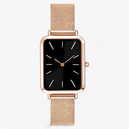 Elisabeth | Rechteckige Uhr - Zeitloses Design