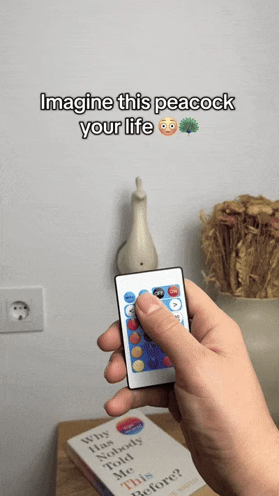 GlowFeather™ - Peacock LED-Projektor