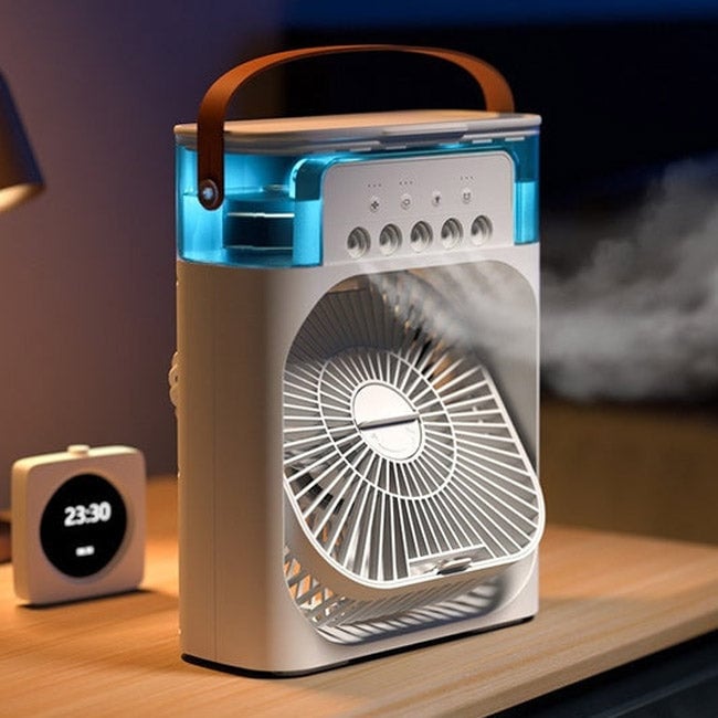 BreezeMist Pro™ - Tragbares Gebläse-Klimagerät
