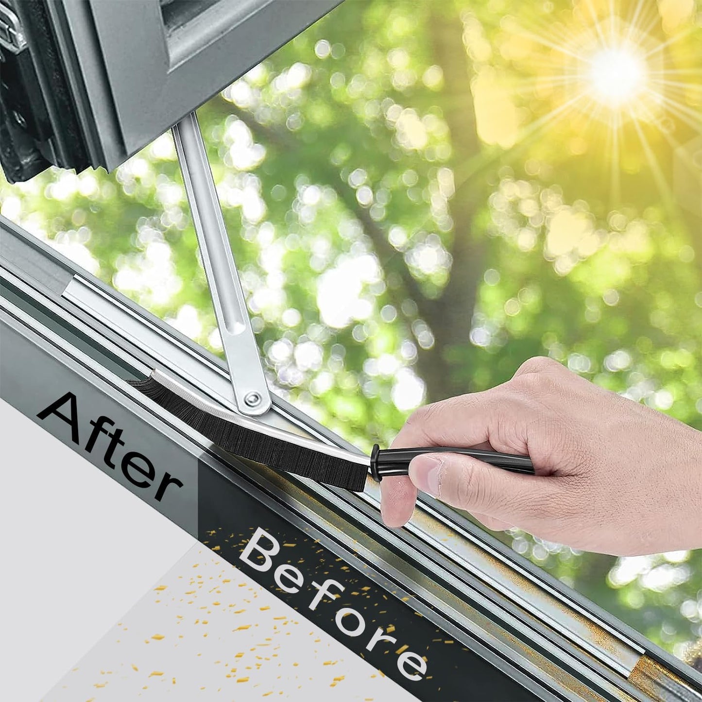 PrecisionSweep™ flexible Reinigungsbürste mit ultrafeinen Borsten