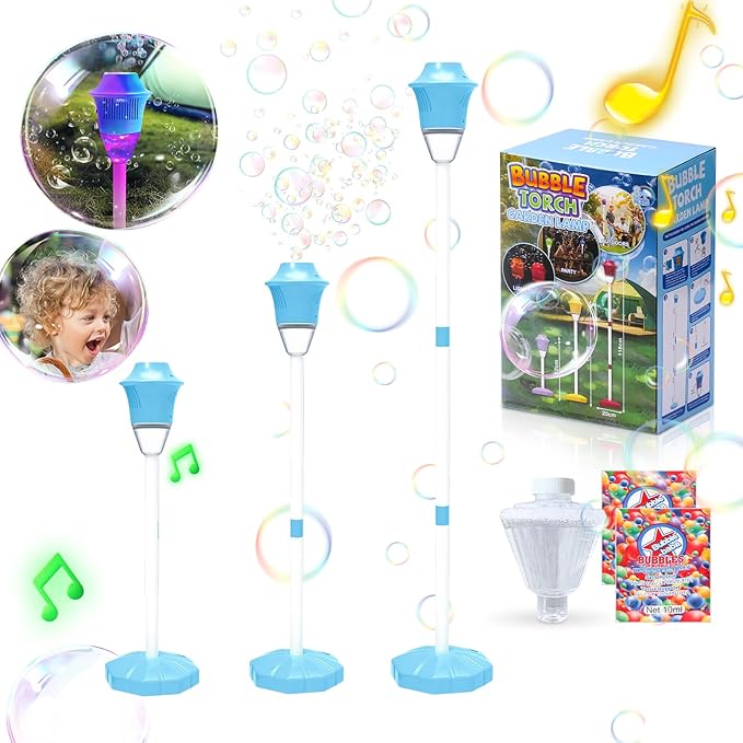 BubbleStorm™ - Tragbare Seifenblasenmaschine für Kinder