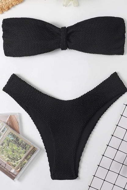 Saint-Tropez Sunrise™ - Bandeau-Bikini mit geraffter Büste