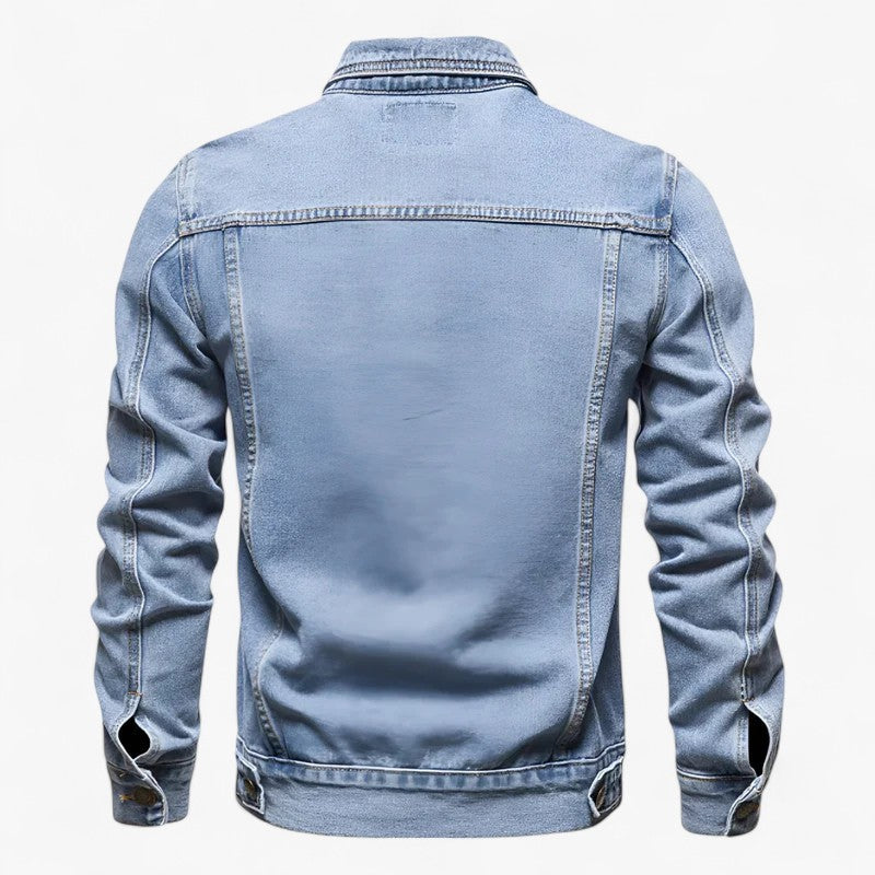 Frederik | Jeansjacke - Retro-Eleganz für Männer