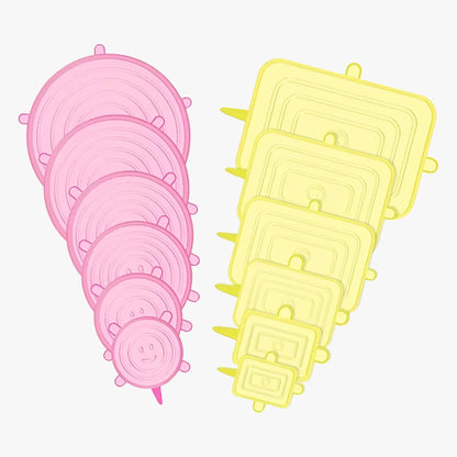 SealFresh™ | Silikon, wiederverwendbare Lebensmittelabdeckungen