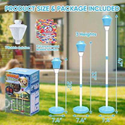 BubbleStorm™ - Tragbare Seifenblasenmaschine für Kinder