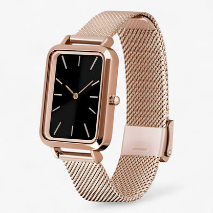 Elisabeth | Rechteckige Uhr - Zeitloses Design