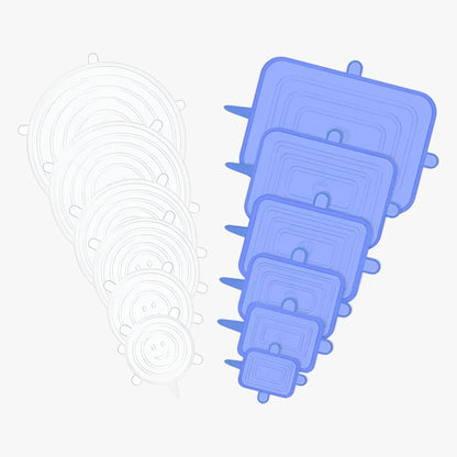 SealFresh™ | Silikon, wiederverwendbare Lebensmittelabdeckungen