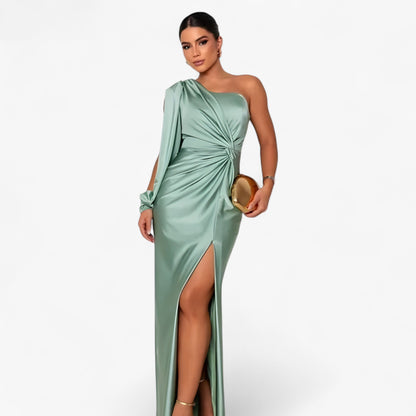 Camilla | Damen Satin-Kleid