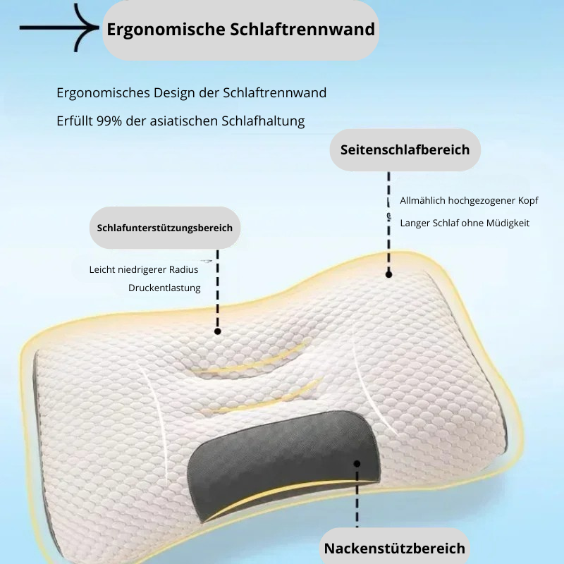 50% RABATT | Ultimatives orthopädisches Nackenkissen