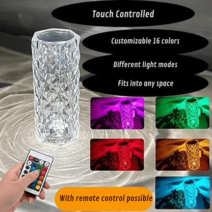 LumaSerene™ Dekorative LED-Lampe im Kristallstil