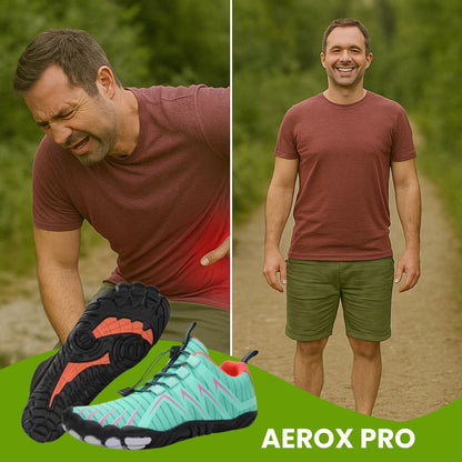 AeroX Pro - ergonomischer schmerzlindernder Barfußschuh für Entlastung bei Rückenschmerzen & Gelenkproblemen