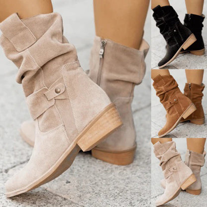 Trendiger Damen Absatzstiefel – Elif