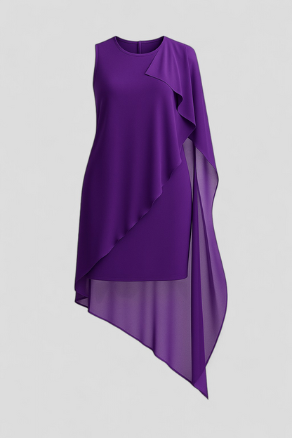 Edita | Ärmelloses Sommerkleid für Damen aus Chiffon