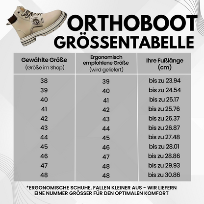 Orthoboot - ergonomisch schmerzlindernder Komfort-Stiefel für Herbst/Winter - Sonderaktion 1+1 Gratis