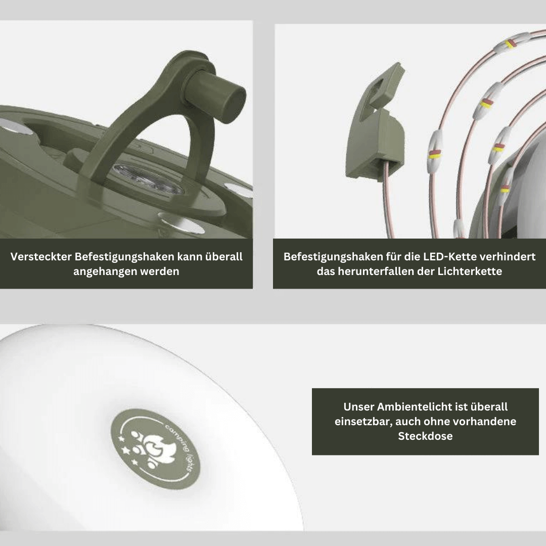 LED Licht Wonder™ | wasserdichte, tragbare & aufladbare Stimmungsbeleuchtung
