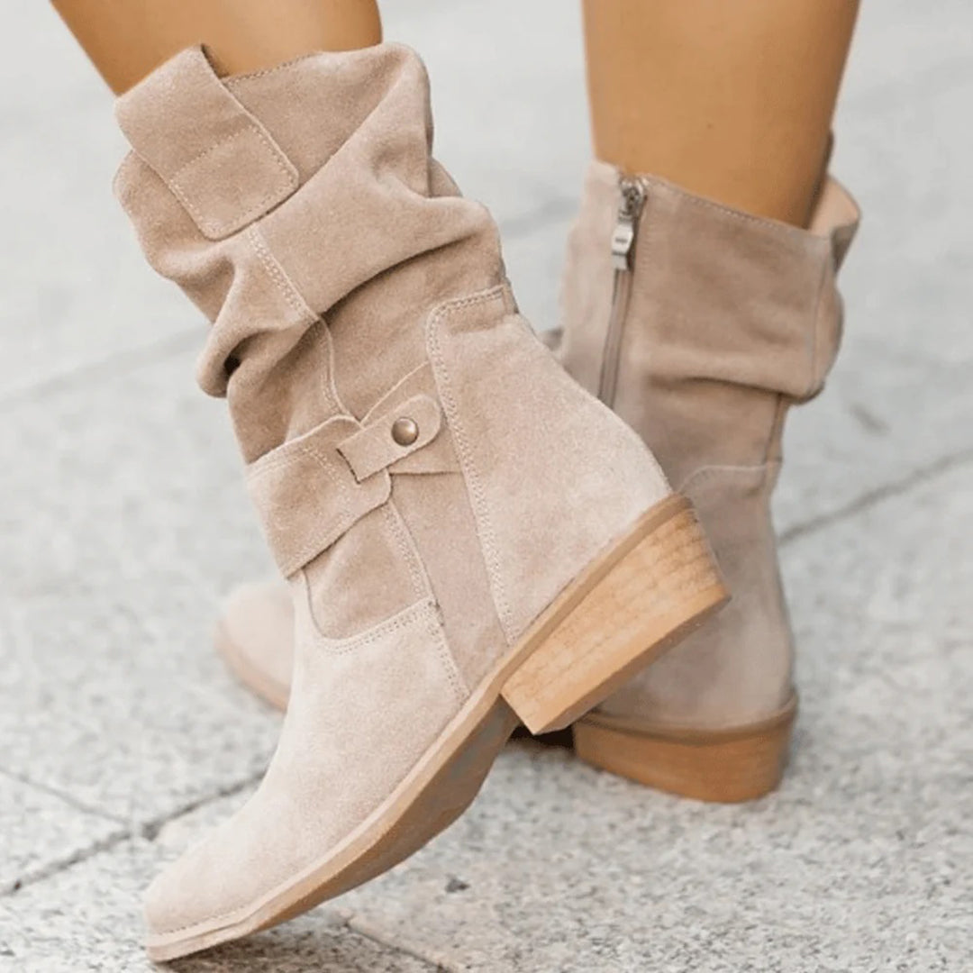 Trendiger Damen Absatzstiefel – Elif