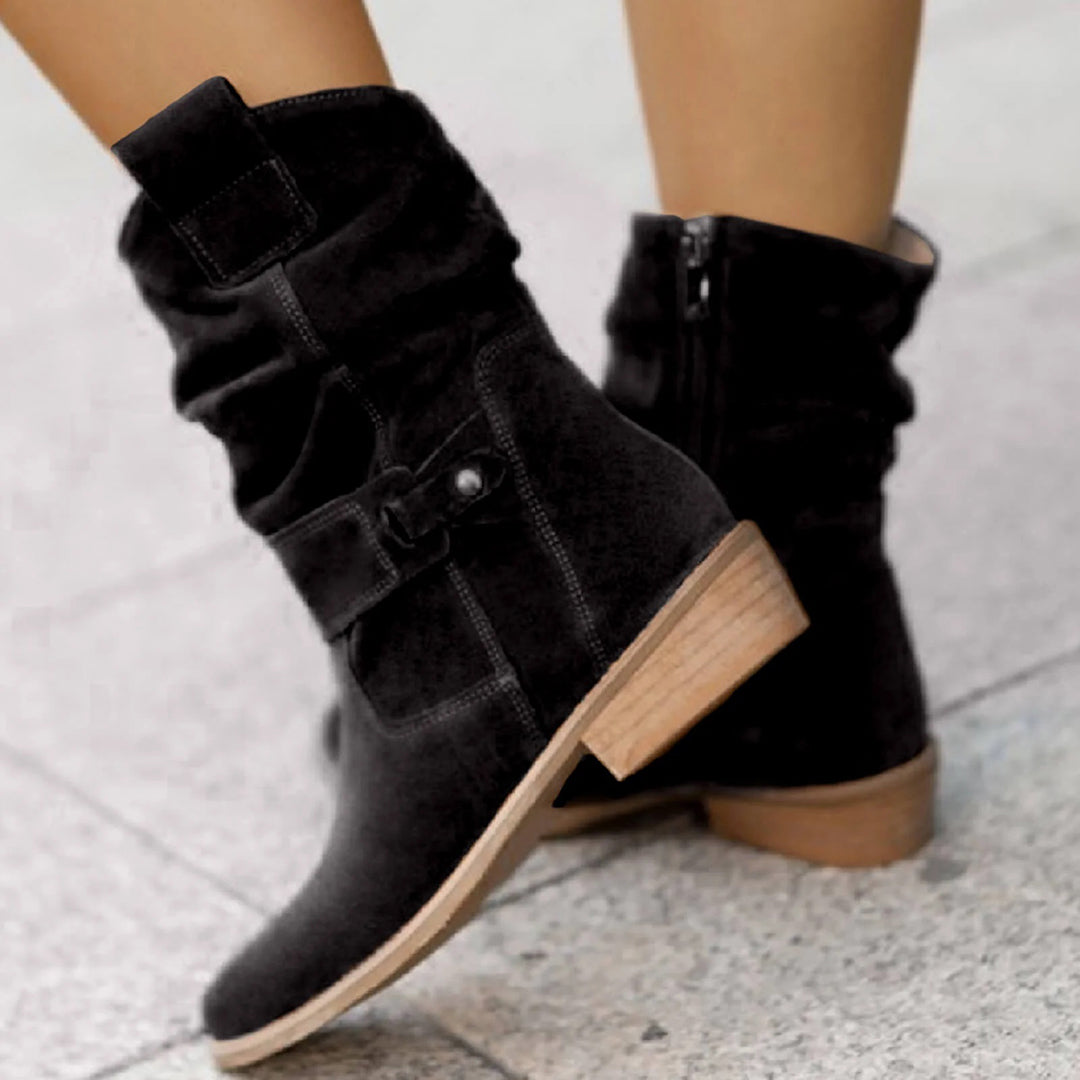 Trendiger Damen Absatzstiefel – Elif