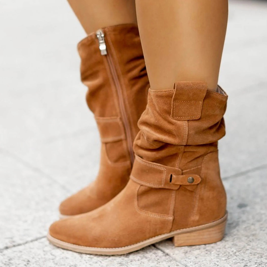 Trendiger Damen Absatzstiefel – Elif
