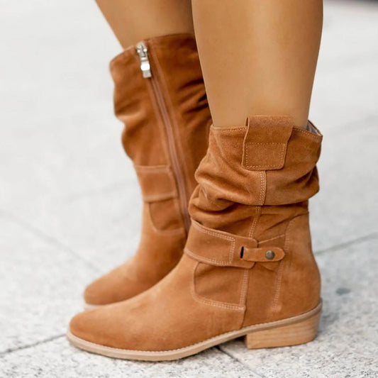 Trendiger Damen Absatzstiefel – Elif