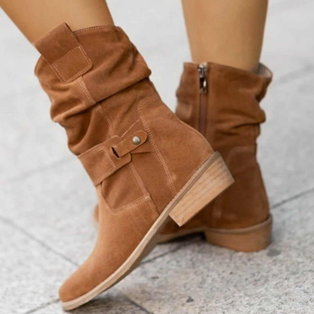 Trendiger Damen Absatzstiefel – Elif