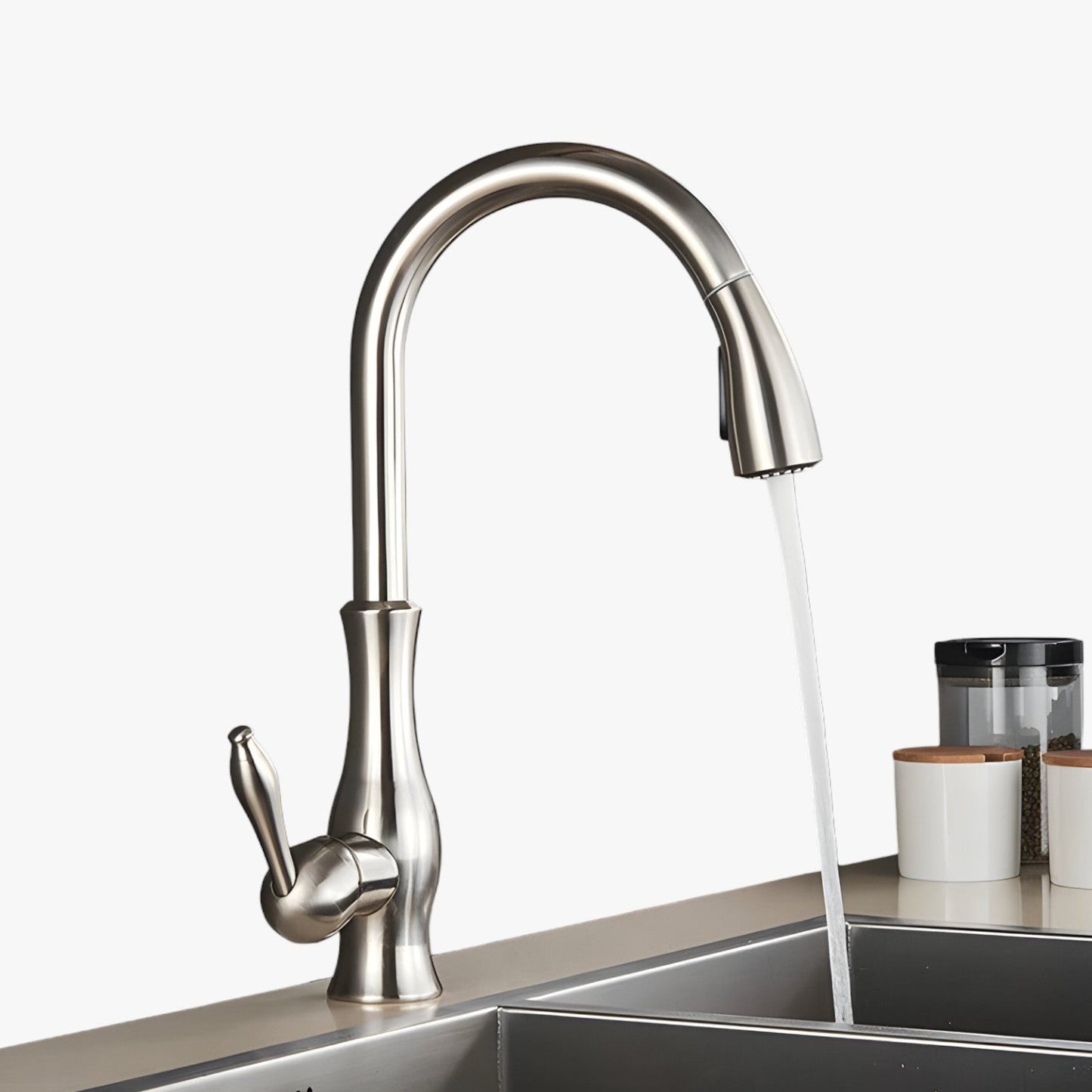 Selkie | Ausziehbarer Küchenkrahn – Maximale Flexibilität beim Abwasch