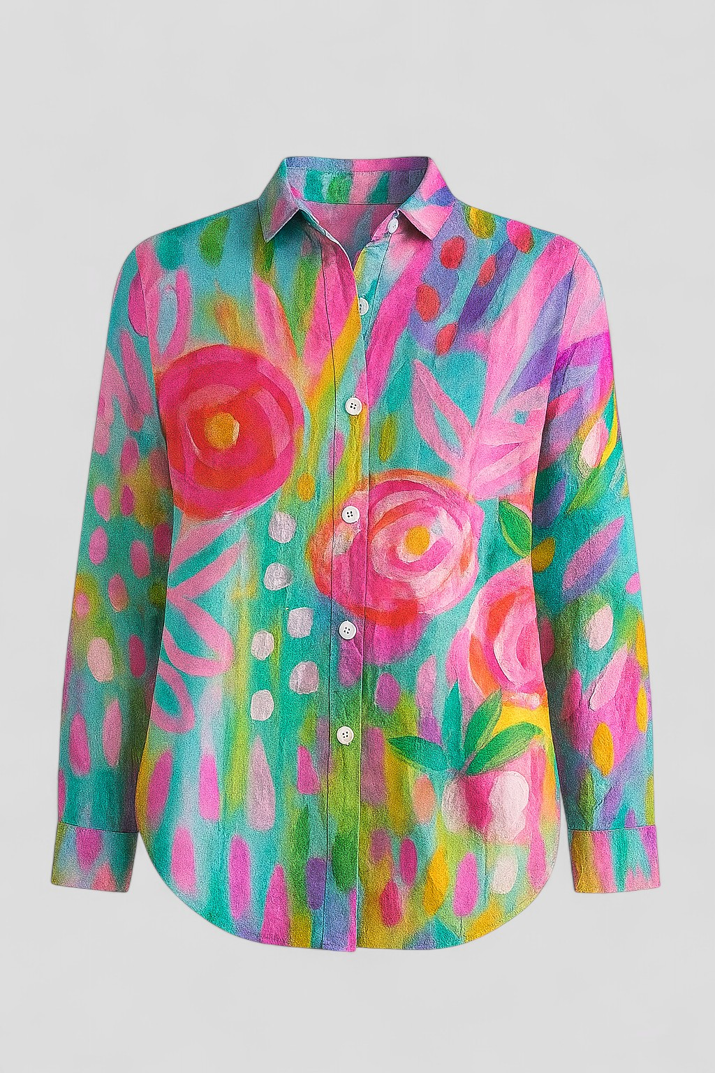 Norah | Bunte Damenbluse Mit Einzigartigem Design