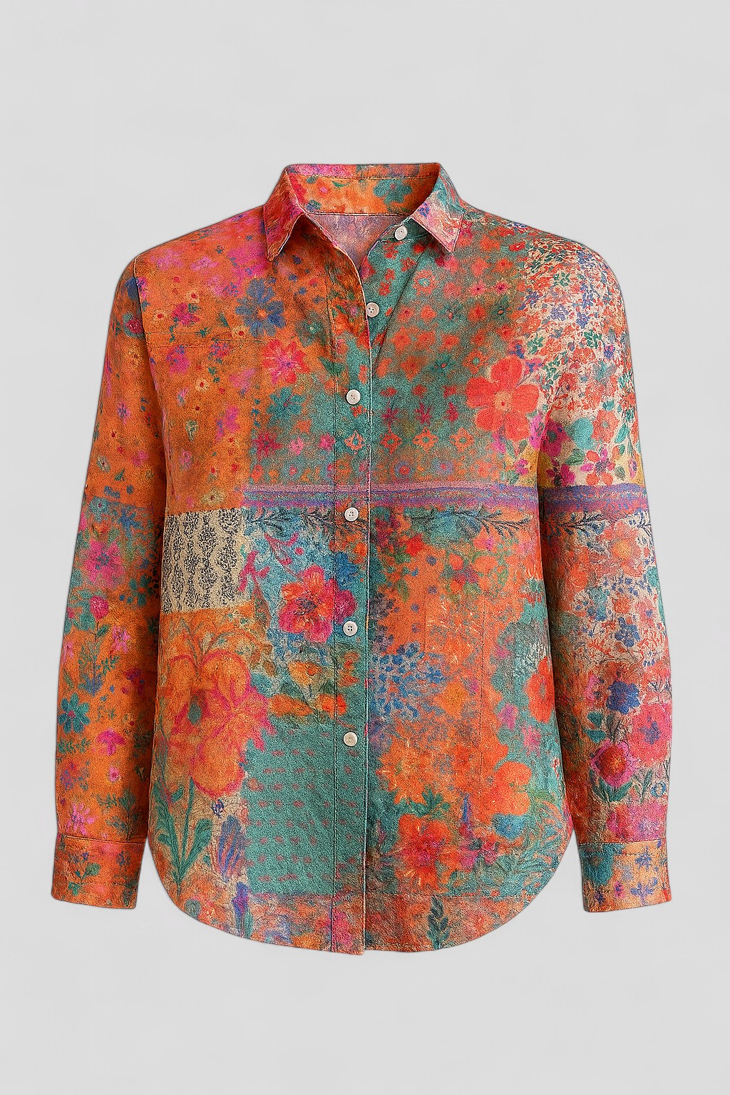 Norah | Bunte Damenbluse Mit Einzigartigem Design