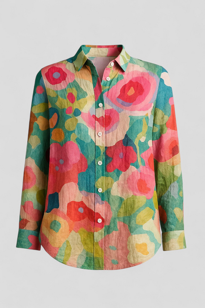 Norah | Bunte Damenbluse Mit Einzigartigem Design