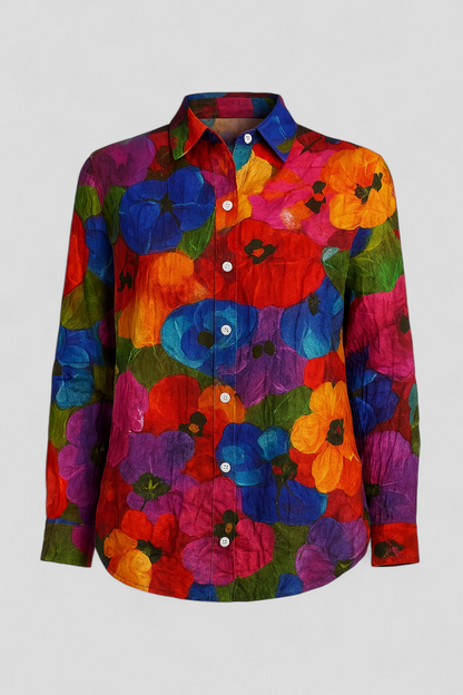 Norah | Bunte Damenbluse Mit Einzigartigem Design