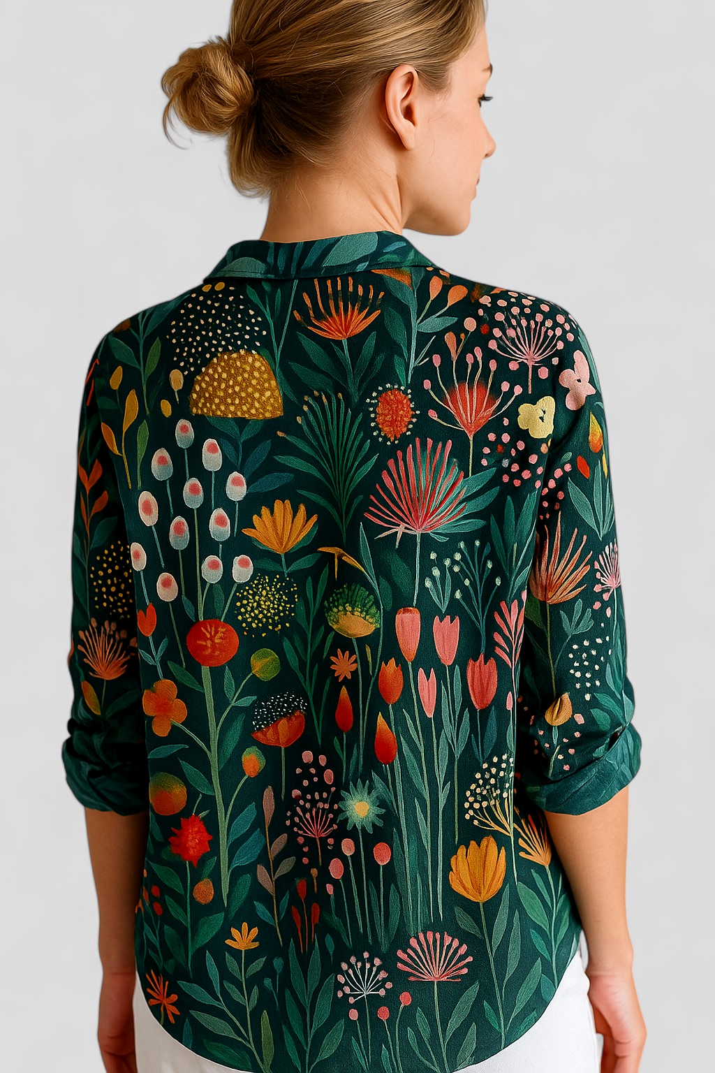 Norah | Bunte Damenbluse Mit Einzigartigem Design