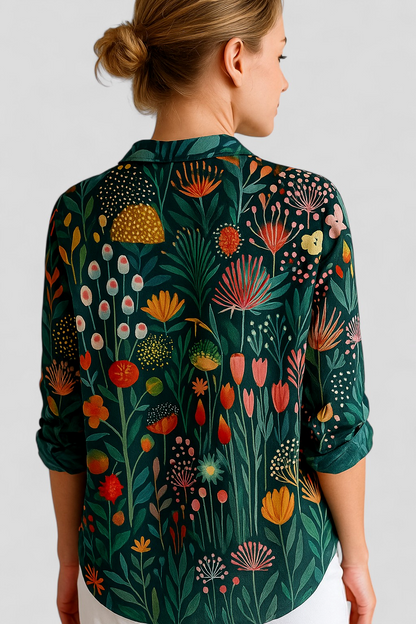 Norah | Bunte Damenbluse Mit Einzigartigem Design